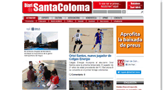 Desktop Screenshot of diaridesantacoloma.com