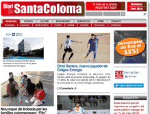 Tablet Screenshot of diaridesantacoloma.com